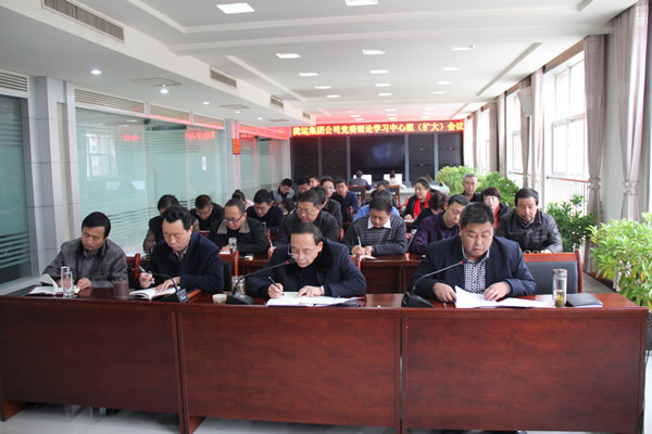 隴運(yùn)集團(tuán)公司黨委組織開展黨課輔導(dǎo)和理論學(xué)習(xí)中心組(擴(kuò)大)學(xué)習(xí)教育活動