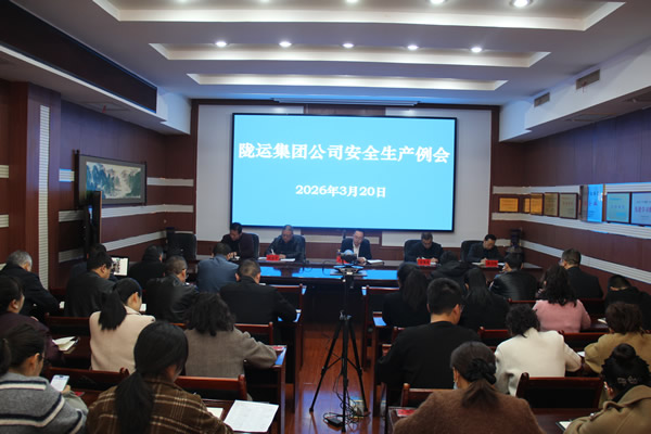隴南市隴運集團(tuán)公司召開2026年3月份安全生產(chǎn)例會